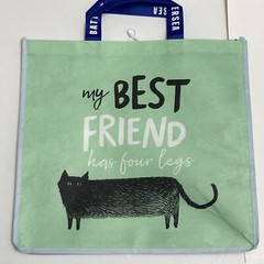 Tesco Battersea Cats and Dogs Home CAT Tote Bag Best Friend has Four Legs New