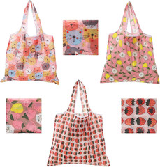 Ouligay 3 PCS Foldable Reusable Shopping Bags Foldable Grocery Bags 46×40Cm Mach
