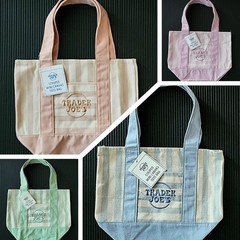 TRADER JOE’S 2026 SUMMER Mini tote (Beige stripe)