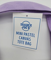 Trader Joe’s Mini Bundle NEW: Lavender Canvas Mini Tote & Emerald Insulated Bag