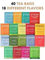 Stash Tea Bags Sampler Assortment Variety Pack 40 in Handmade…
