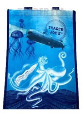Trader Joe’s NEMO BAG Recycled Ocean PLASTIC Tote Bag Shopping Bag NWT 🐟🎏💙