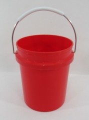 Buc-ee’s Mini Red Pail Bucket Plastic with Handles No Lid 18 oz 3.25″x 4″ New