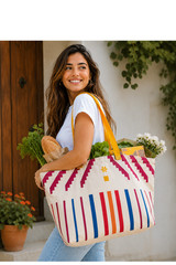 IKEA ÖMSESIDIG Limited Edition Tote Bag Large 19 Gallon Shopping Laundry Beach B