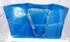 5 IKEA Large Reusable Shopping Bag Laundry Tote Grocery Shopping Eco Beach Bags