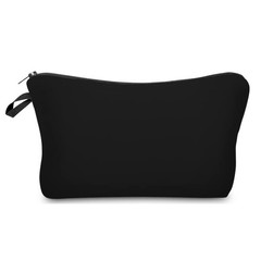 Deanfun Makeup Case Small, 8.65″ X 5.35″ X 0.78″, Solid Black D2-51705