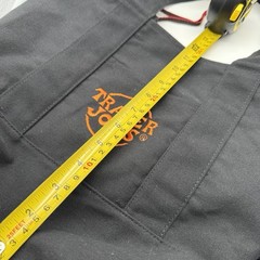 Trader Joe’s Black Canvas Tote Bag Orange Logo Reusable Grocery Carry