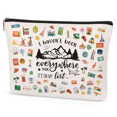 Papiailove Travel Makeup Bag Gifts – Souvenir 9.7 x 7 inches,