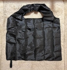 Foldable Reusable Shopping Bag Washable Nylon Grocery Tote with Holder Travel