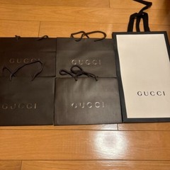 Set of 12- Authentic GUCCI Multi-colored Shopping Paper GiftTote Bags Large size