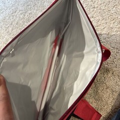 *NEW Trader Joe’s Insulated Reusable Shopping Bag 7 Gallons Black Red joes