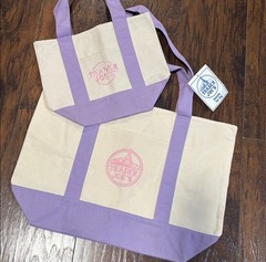 Trader Joe’s Exclusive 2026 Lavender tote bags ( ONE LARGE And ONE MINI)