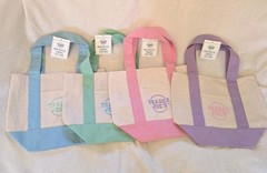 Trader Joe’s Mini Pastel Canvas Tote Bags Set of 4 Easter Colors 2026 Limited