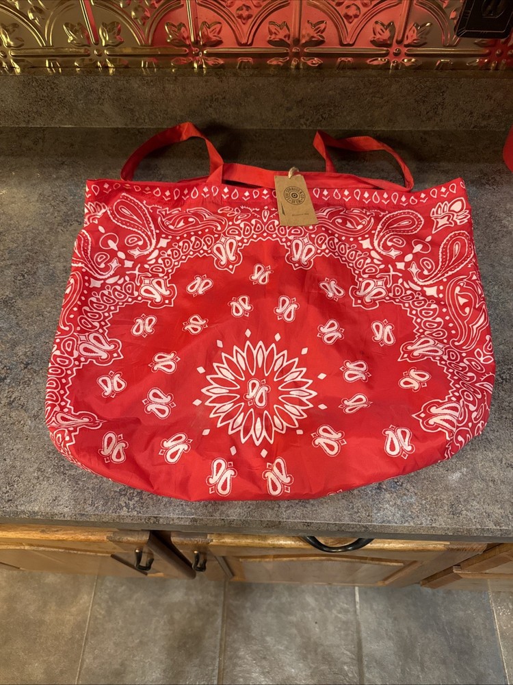 Levi’s x Red White Bandana Reusable Shopping Bag – Collectible Levi’s Redtag NEW