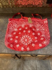 Levi’s x Red White Bandana Reusable Shopping Bag – Collectible Levi’s Redtag NEW