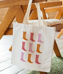 Cowgirl Western Tote Bag Cute Women Accessories Gift Fashion Shoulder Bag