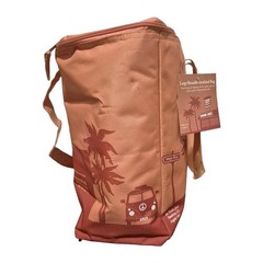 Trader Joe’s Large Insulated Cooler Bag – Lot of 4 – Peach Blue Purple Green