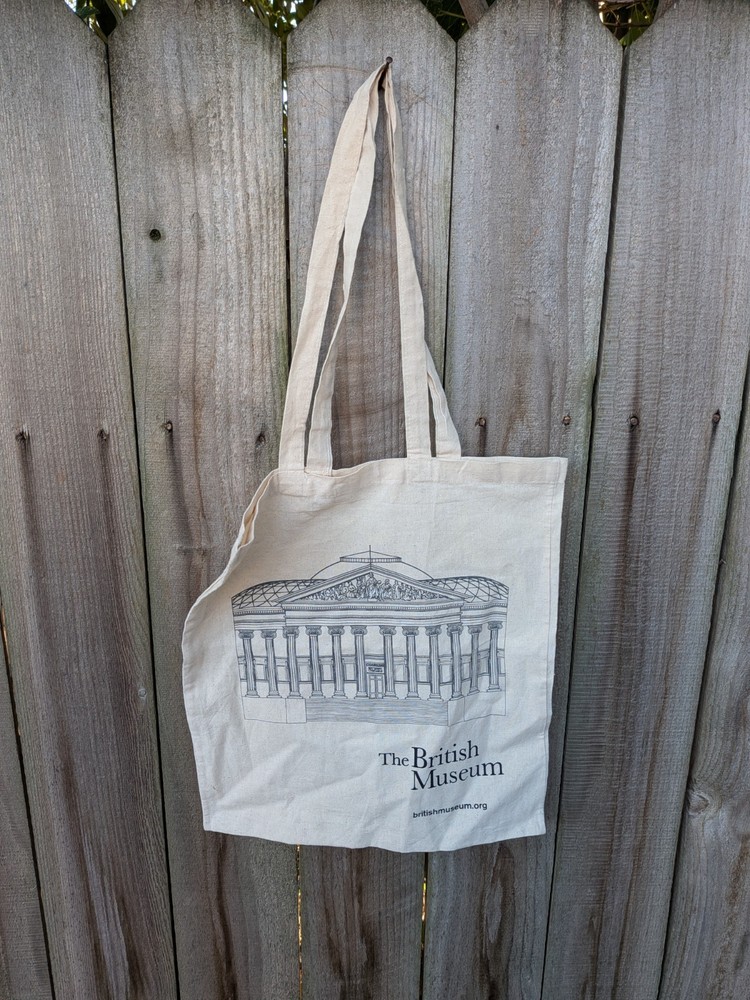 The British Museum Tote Bag 100% Cotton 15 in x 16 in