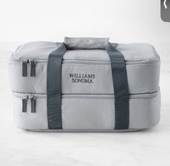 Williams Sonoma Hold Everything Insulated Dual Compartment Food Storage Large