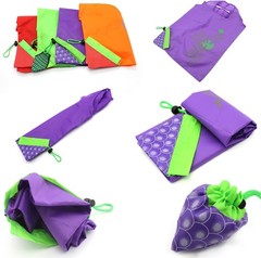 Foldable 10PCS Reusable Grocery Tote Bags – Heavy Duty & Cute Fruit Designs