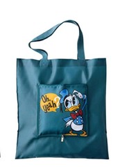 Disney Donald Duck Foldable Tote Bag Compact Eco Shopping Bag Japan NWT