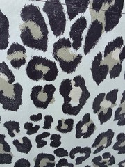 Reusable Leopard Print Plastic Shopping Bag Foldable Multicolor Tote
