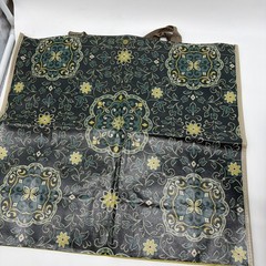 Marshall’s Tjmaxx Reusable Shopping Bags Lot Of 4 Green And Gold Paisley