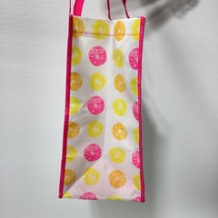 Lilly Pulitzer Shopping Tote Reusable Bag Citrus and Pink Design