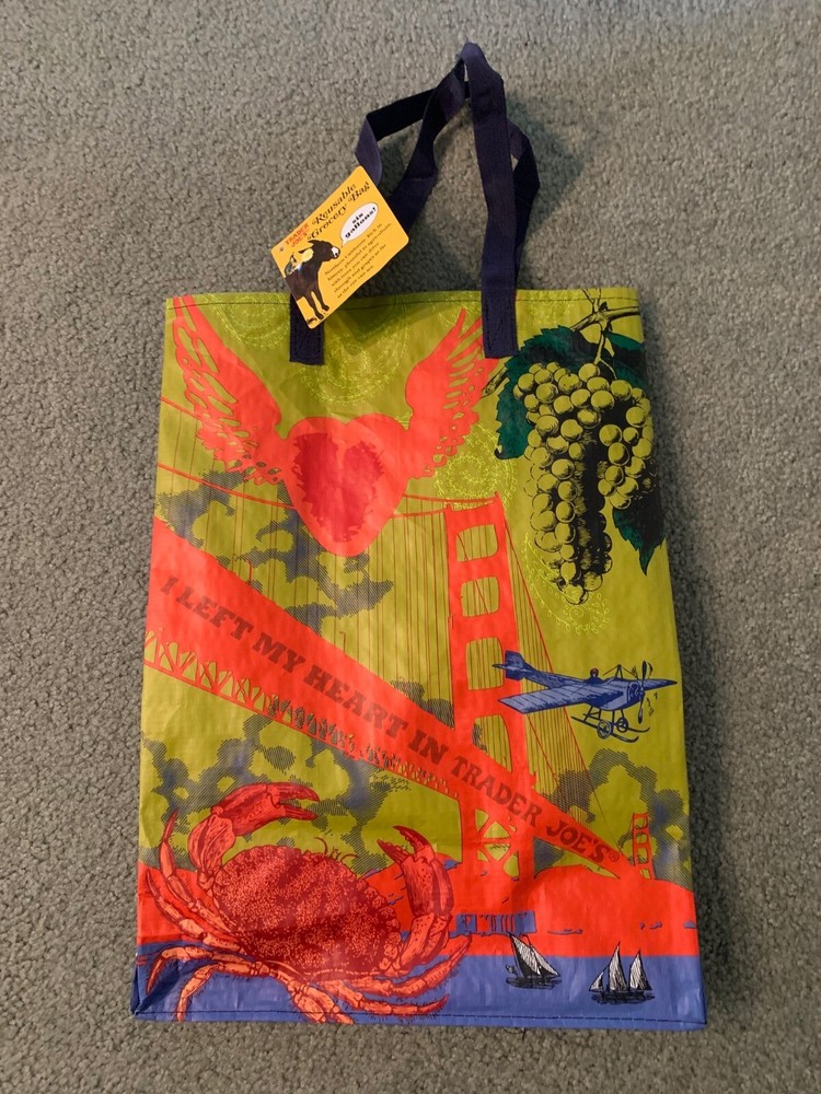 Trader Joe’s ~ Reusable Shopping / Grocery Bag ~ 6 Gallon ~ Northern California