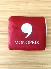 Monoprix French Reusable Grocery Shopping Bag-Classic Red-Bonjour!