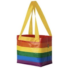 Lot Of 2 – IKEA STORSTOMMA Small Bag Multicolor 10 5/8×10 5/8 ” Shopping Bag NEW