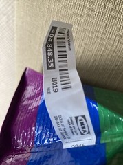 6 New Ikea Storstomma Rainbow Bag SMALL Shopping Storage Gay Pride
