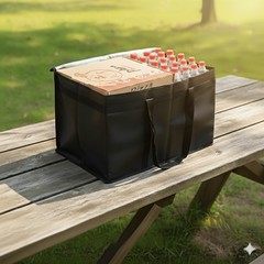 Large Insulated Grocery Bag Durable Reusable Cooler Multi-Purpose Food Storage