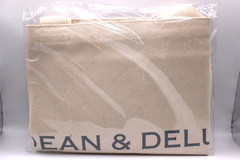 DEAN & DELUCA Big Tote Bag Extra Large LL Natural Off White Shopping bag Cotton