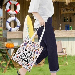 LEVLO Anime Fans Makeup Bag – Lover Gift Cosmetic for Large, Full Tote