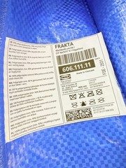 3 Pack – IKEA Frakta Medium Blue Shoppin Bags Reusable Durable 10 Gallon