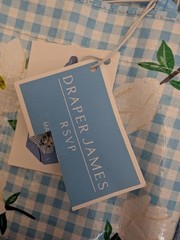 Draper James Floral Blue Plaid Market Tote Bag