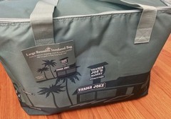 Trader Joe’s 8 Gallons Reusable Bag Cooler Large Insulated Tote Dusty Blue