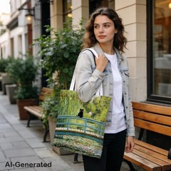 Aesthetic Canvas Tote Bag, Reusable Grocery Shoulder Shopping Bags, Stylish R…