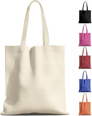1-200 Pack Available Premium Canvas Reusable Tote Gift Bags,Made of Natural Canv