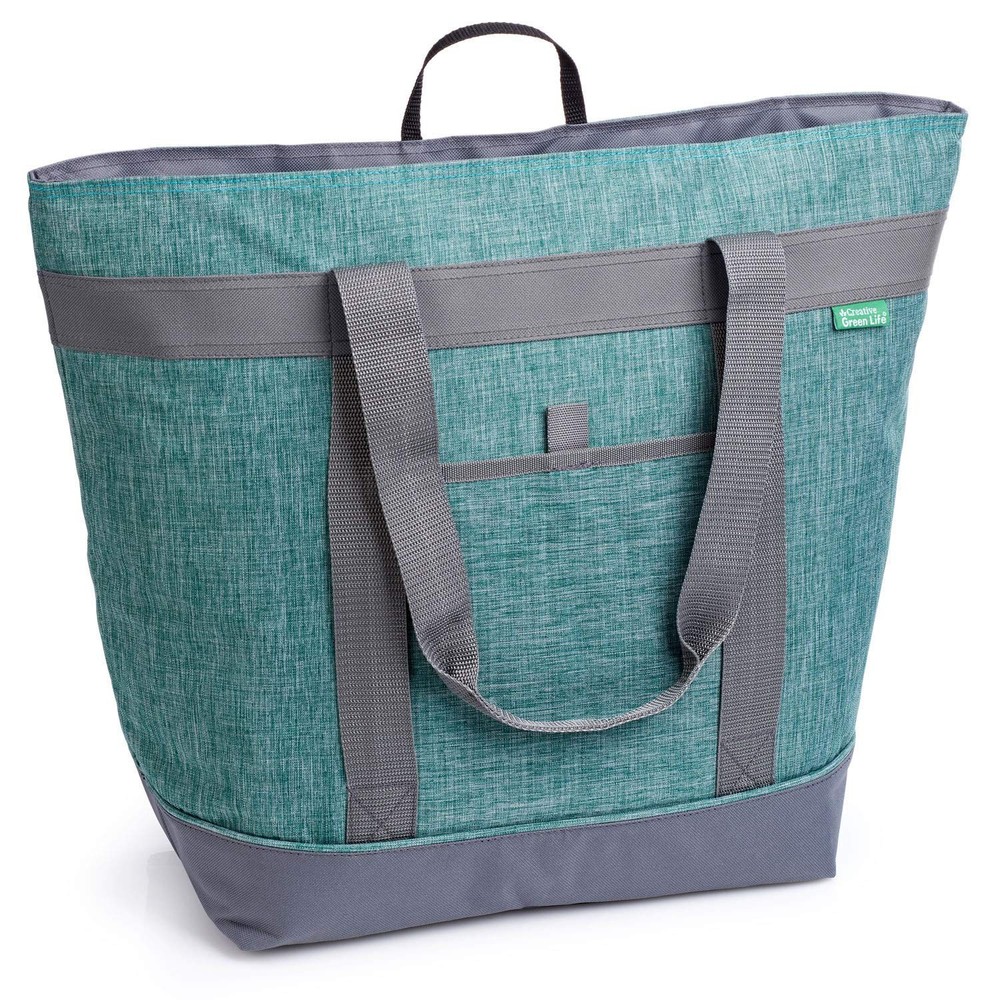Jumbo Insulated Cooler Bag (Green) with HD Thermal Insulation – , Collapsible So