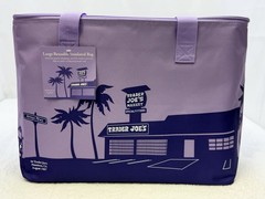 Trader Joe’s Large Insulated Reusable Lavender/Purple Limited Edition 2026 NWT