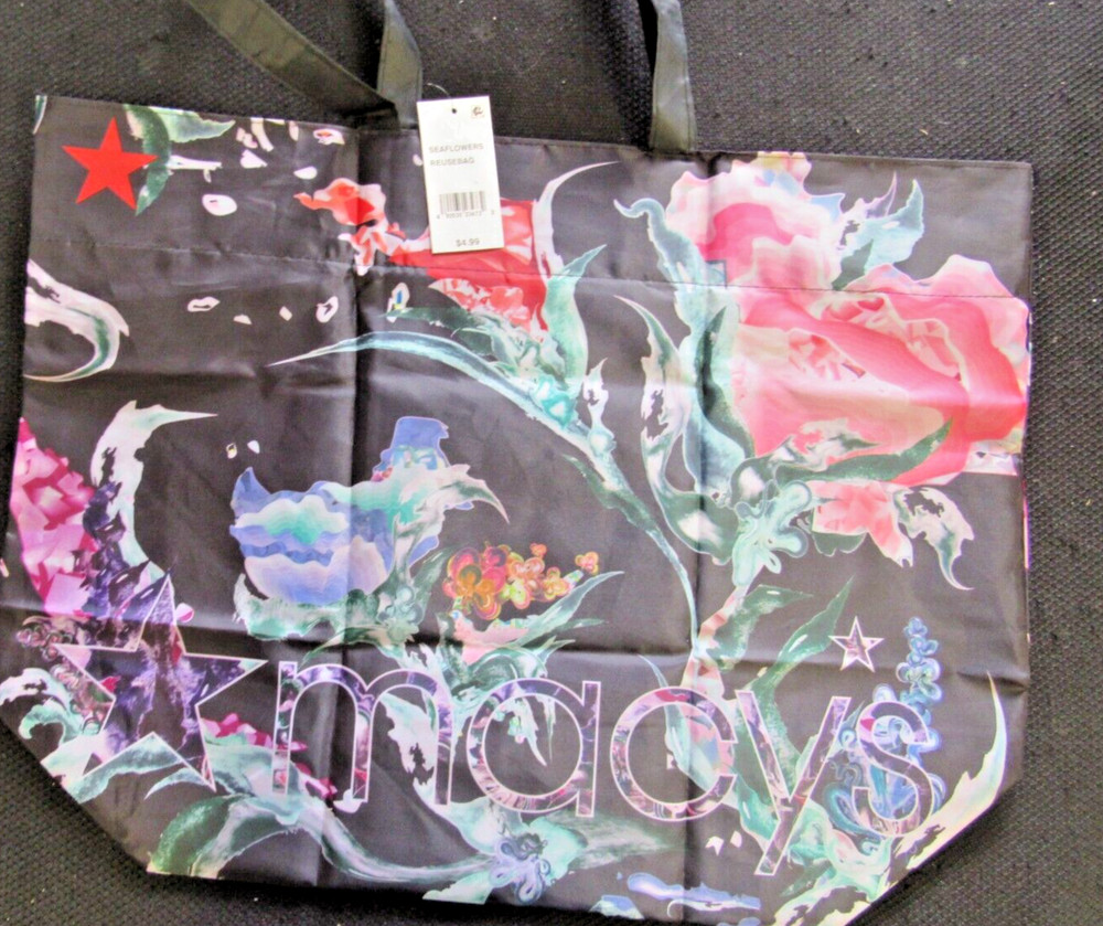 Macys Oceancycle Beach to Bag 12 Reusable Shopping Tote Bags4 different styles