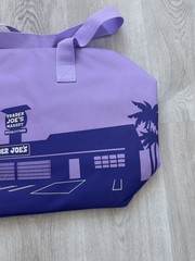 Trader Joe’s NEW SPRING 2026 RELEASE PURPLE RAIN Large Insulated Bag LIMITED