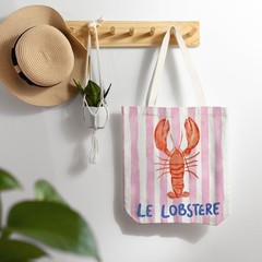 FBB Ocean Beachy Sea Fish Reusable Grocery Shopping Tote Bag Summer Market