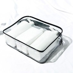 AA BADBABY 4 Pack Clear Makeup Storage Bag Beach Accessories small,