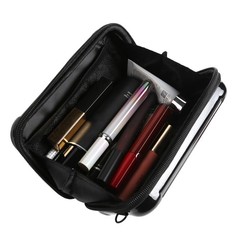 ASUNFO Black Hard Shell Cosmetics Case Carrying 2.2×4.13×7 inches,