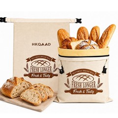 2 Pack Beeswax Bread Bags for Sourdough Homemade 13×17 inches, off-white
