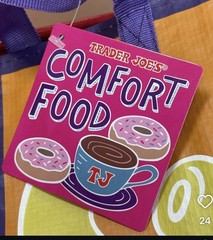 ⚡️ Trader Joe’s PB & Jam Mac & Cheese Reusable Tote Bag NEW NWT FREE SHIP ❤️