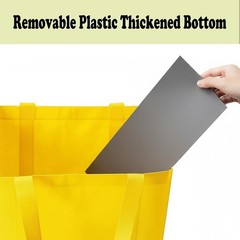 Durable Non-Woven 16″ Foldable Shopping Bags – 2 Pack, Reusable & Fashionable